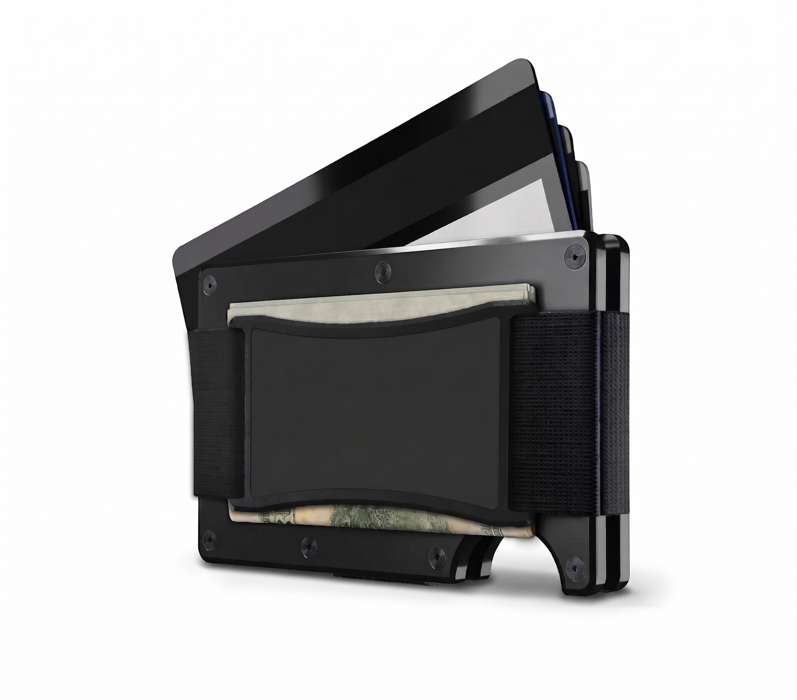 Sekage Slim wallet with cards fanned out