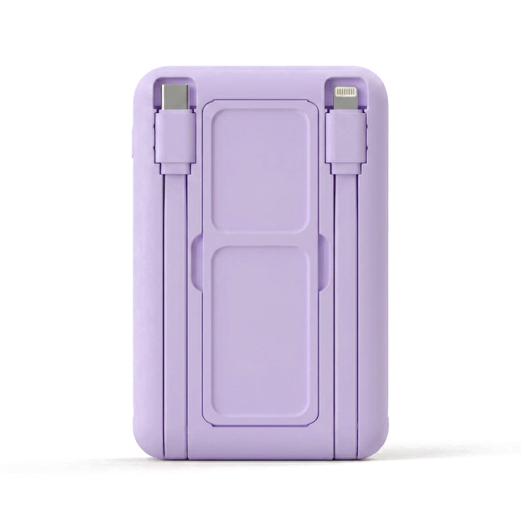 Sekage Power Bank purple - back